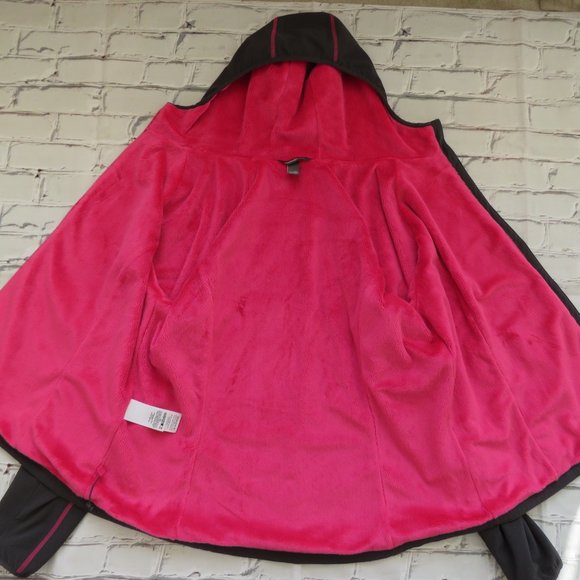 Eddie Bauer Grey & Hot Pink Soft Shell Nylon Jacket - Picture 5 of 9